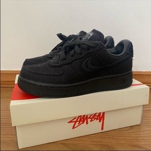 Nike Air Force 1 Low Stüssy Black.